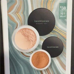 bareMinerals Mineral Veil Duo with Peach and Tan Powders